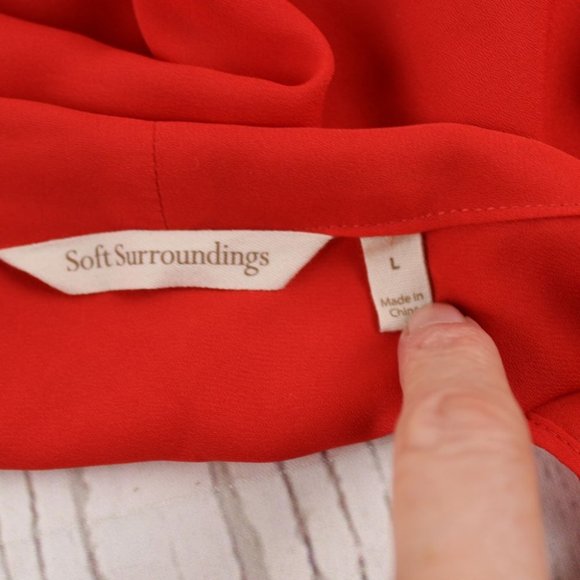 (sold)Soft Surroundings L Jacket Open Front - Picture 5 of 6